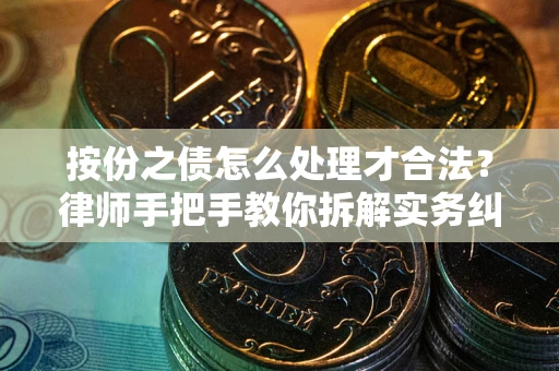 济南按份之债怎么处理才合法？律师手把手教你拆解实务纠纷