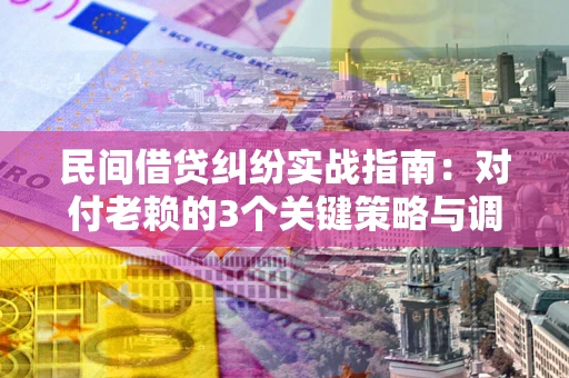 济南民间借贷纠纷实战指南：对付老赖的3个关键策略与调解盲区解析